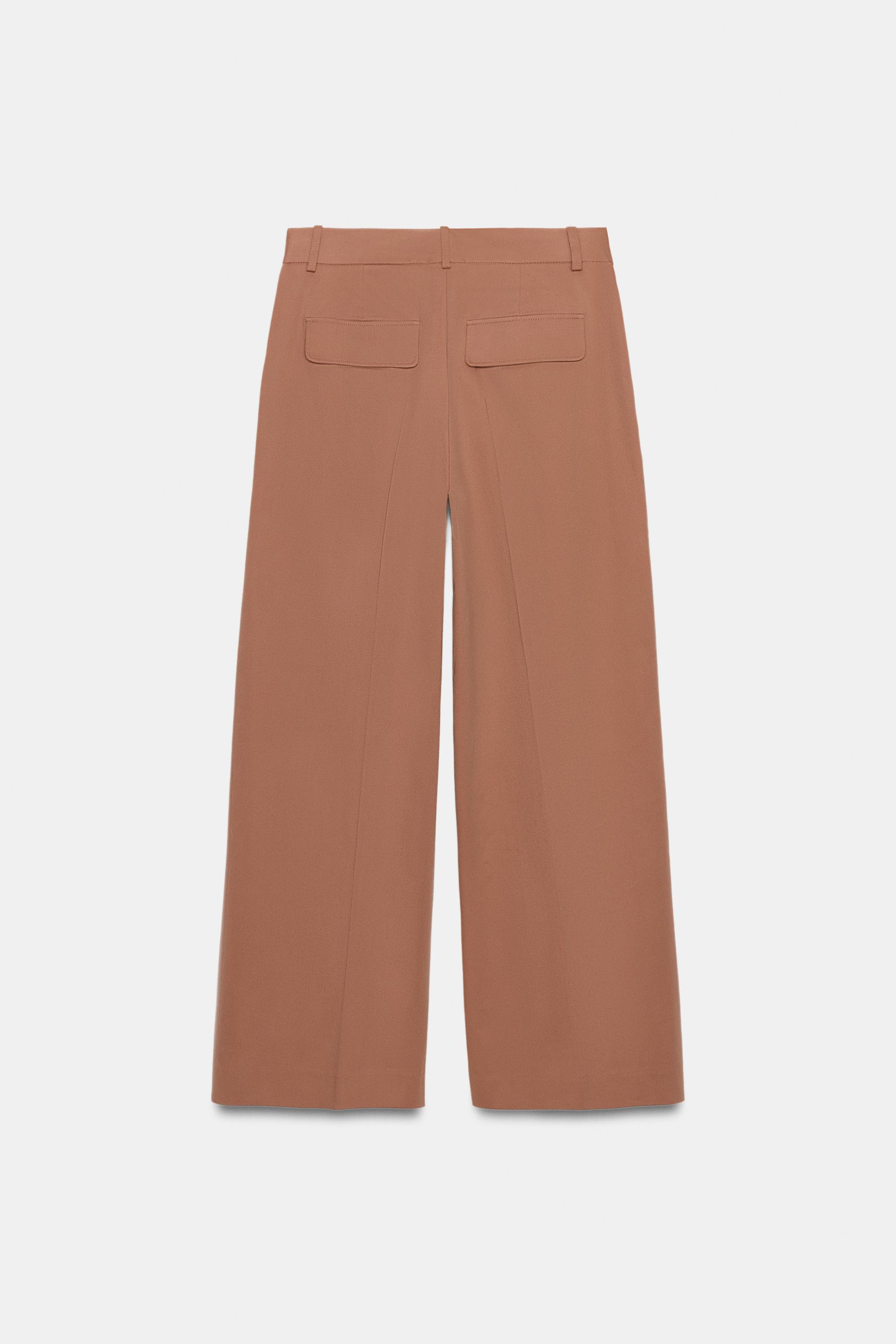 PANTALON DROIT À PINCES